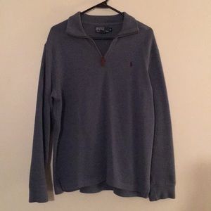 Polo Quarter Zip-up Sweater